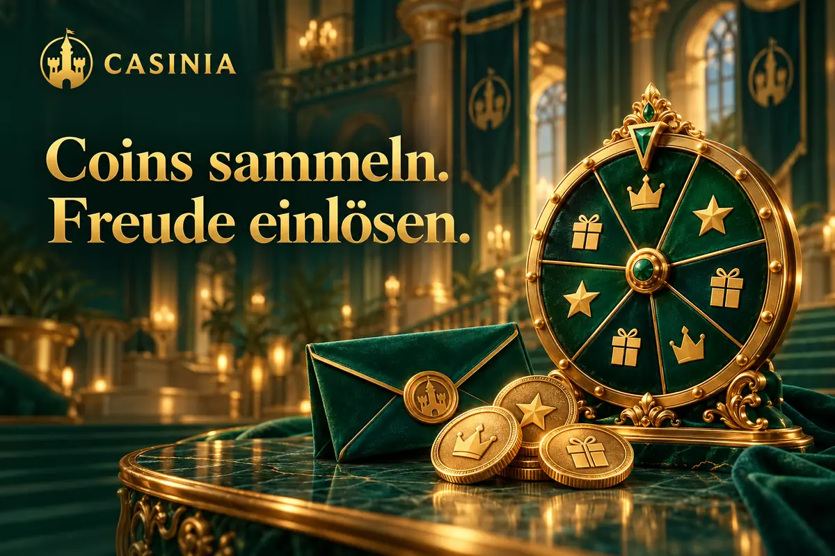 Casinia Casino Coins und Prämien