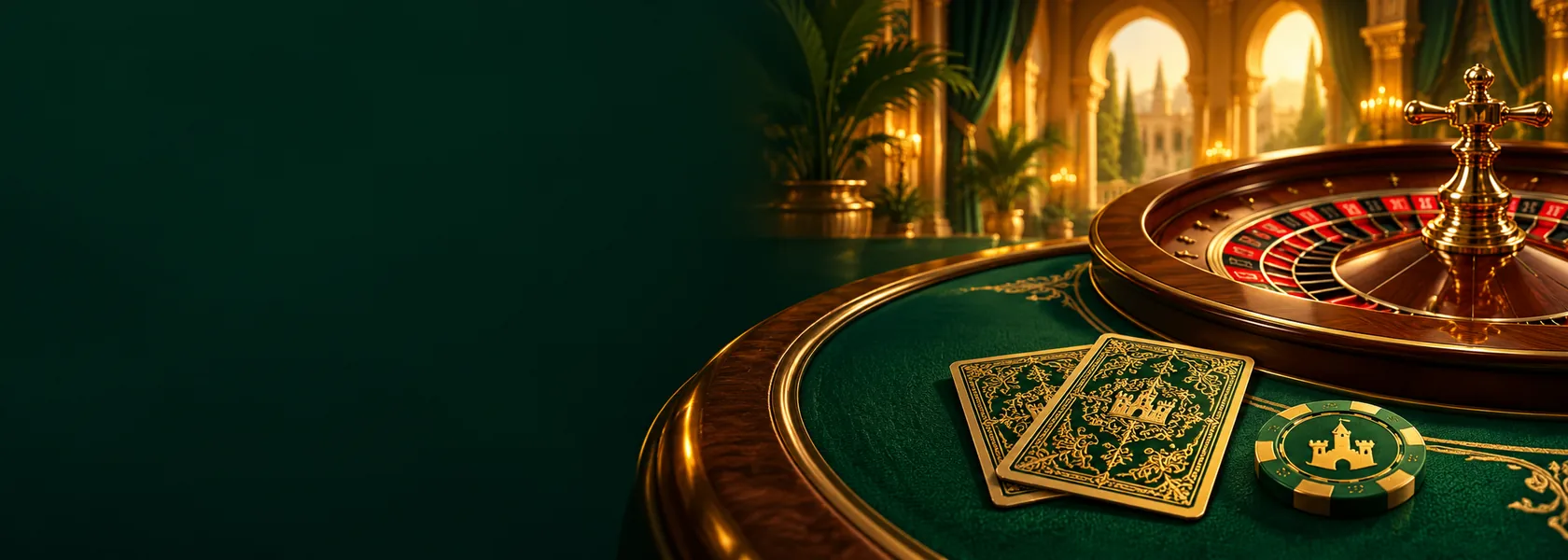 Casinia Casino Spieltisch im Palast